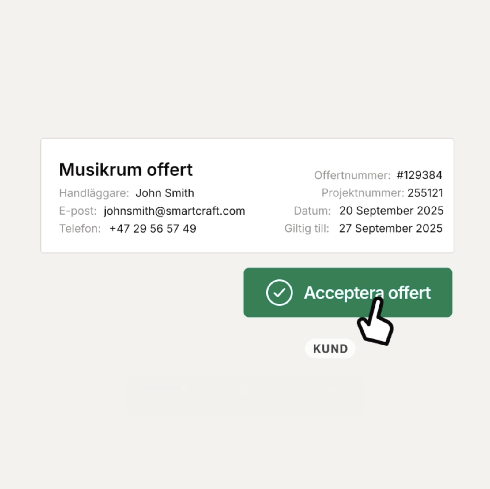 Få digitalt godkännande på dina offerter